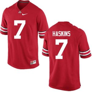Men's Ohio State Buckeyes #7 Dwayne Haskins Red Nike NCAA College Football Jersey October VYT4544IP